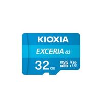 Kioxia Exceria G2 32GB MicroSDHC, UHS-I, up to 100MB/s read 50MB/s write C10 A1 V30 U3, Kioxia,  Computing / Drives & Storage / Memory Cards