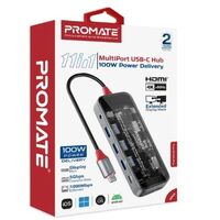 Promate Multi-Port Ultra Fast USB-C Hub, Promate,  Computing / Computer Components / Hubs
