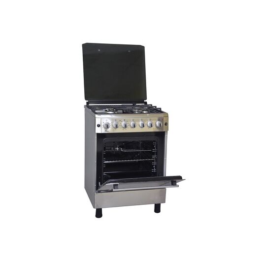 Dukatech0111 017200Mika Standing Cooker, 60cm X 60cm, 4 Gas, Electric