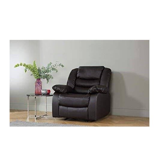 Sofa leather blk 3308 -1-seat, ,  Office Solutions