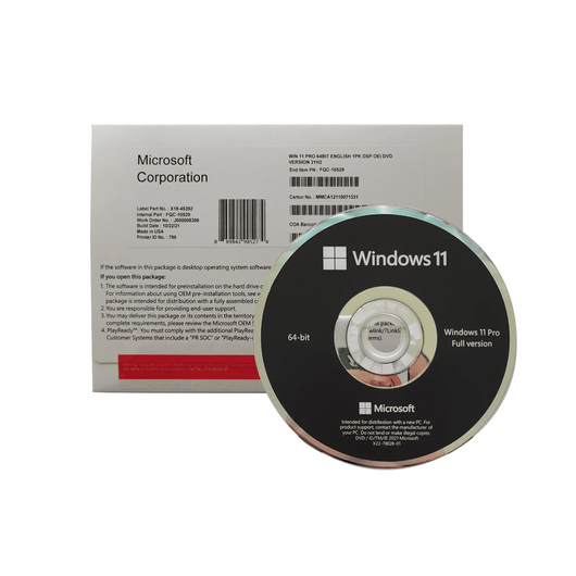 Dukatech|0111 017200|Microsoft Windows 11 Pro 64 Bit DVD Operating System