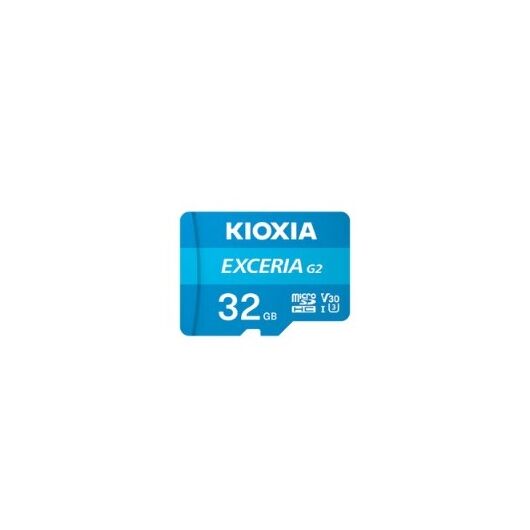 Kioxia Exceria G2 32GB MicroSDHC, UHS-I, up to 100MB/s read 50MB/s write C10 A1 V30 U3, Kioxia,  Computing / Drives & Storage / Memory Cards