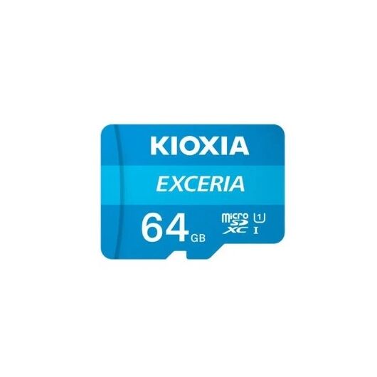 Kioxia Exceria 64GB MicroSDHC, UHS-I, up to 100MB/s read, C10, U1, Kioxia,  Computing / Drives & Storage / Memory Cards