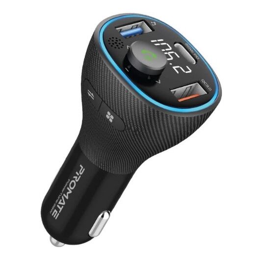Promate PowerTune Wireless Hands-free Kit with FM Transmitter, Promate,  Household Appliances